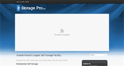 Desktop Screenshot of gpstoragepro.com